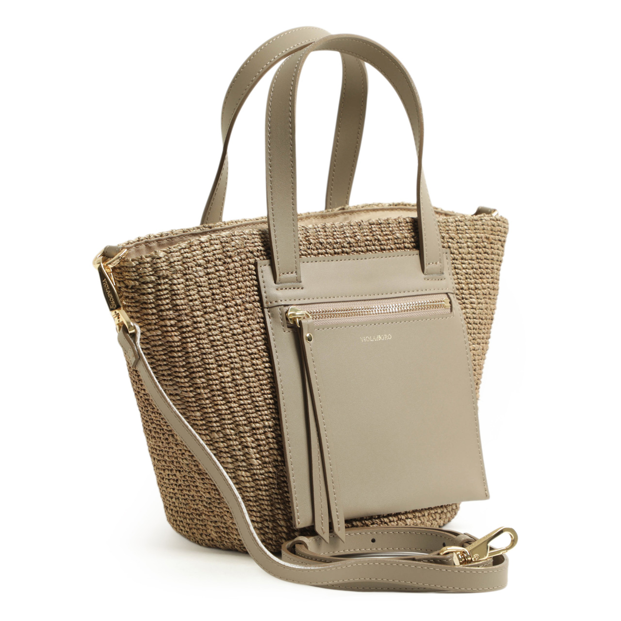 VIOLAd'ORO ヴィオラドーロ バッグ かご ハンド ショルダー